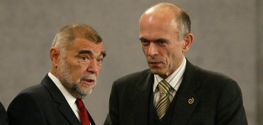 S hrvakim predsednikom Mesiem (Zagreb, 15.10.2005)