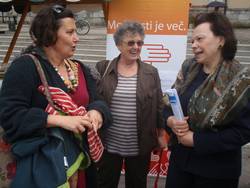 12. 5. 2010, Ljubljana: Soproga predsednika republike in ambasadorka prostovoljstva Barbara Mikli Trk se je udeleila prireditve Dan za prostovoljstvo (foto: UPRS)