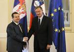 Slovenian President receives Serbian Prime Minister