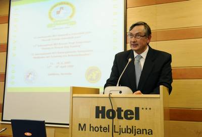 The President of the Republic of Slovenia, Dr Danilo Trk, attends the opening of the 12th International IRO Rescue Dogs Symposium entitled “Methods in Rescue Dog Training” (FA BOBO)