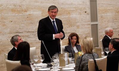 President of the Republic of Slovenia Dr Danilo T�rk takes part in the Conference on Corporate Social Responsibility and Philanthropy for Eastern Europe (photo: Stanko Gruden/STA)