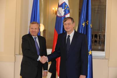 President Trk receives NATO Secretary General Jaap de Hoop Scheffer (FA BOBO)