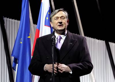 President of Slovenia, Dr Danilo T�rk, attends the European Capital of Culture 2012 opening ceremony (photo: Daniel Novakovi�/STA)