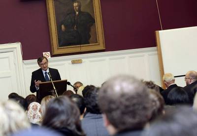 President Trk at his lecture at the University of Oxford entitled "Europe and Islam: Coexistence or Integration?” (FA BOBO)