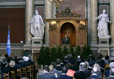 President Trk attends the 23rd Annual ACUNS Meeting (photo: Daniel Novakovi/STA)