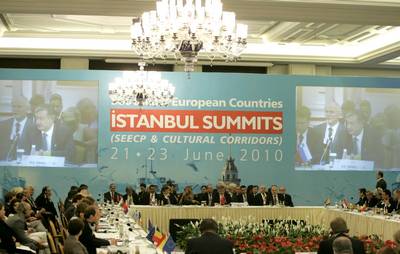 Slovenian President Dr Danilo T�rk attends the South-East European Cooperation Process (SEECP) Summit (photo: Tina Kosec/STA)