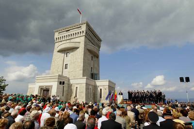 President of the Republic of Slovenia, Dr Danilo Trk, attended the All-Slovenian Meeting for Peace on the occasion of the International Day of Peace (photo: Daniel Novakovi/STA)