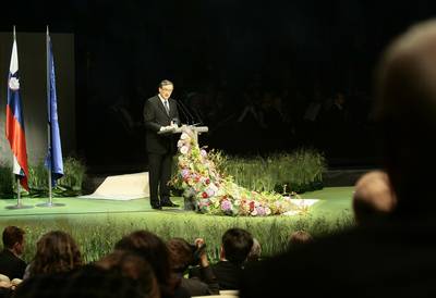 President of the Republic, Dr Danilo Trk, gave a speech at the celebration of Reformation Day