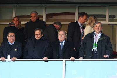 The President of the Republic, Dr Danilo Trk, watched Slovenia play against the United States at the FIFA World Cup in South Africa (photo: AFLO/STA)