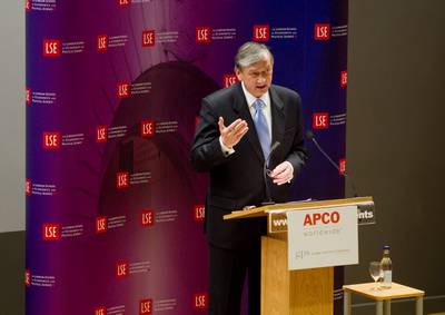 President Dr Danilo Trk visited the London School of Economics and Political Science, where he gave a lecture entitled “EU as a Global Player: Reality or Illusion?” (Photo: Stanko Gruden/STA)