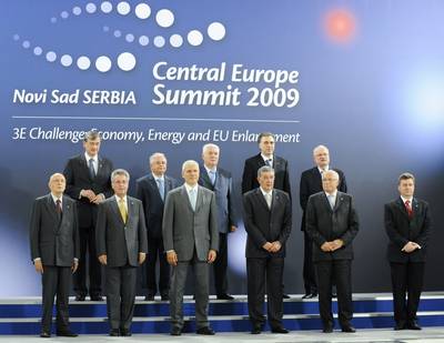 The President of the Republic of Slovenia, Dr Danilo T�rk, attends the 16th Summit of Central European Heads of State (FA BOBO)