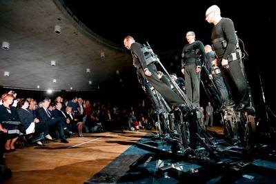 The President of the Republic, Dr Danilo Trk, and his wife, Barbara Mikli Trk, attend the ceremonial opening of the Cultural Centre of European Space Technologies – KSEVT (photo: Stanko Gruden/STA)