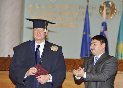 Lecture by Dr Danilo Trk, President of the Republic of Slovenia, at the Academy of Public Administration in Astana (FA BOBO)
