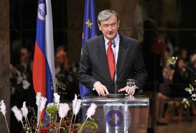 Predsednik republike dr. Danilo Trk se je udeleil sklepne prireditve akcije Moj zdravnik 2011 (foto: Neboja Teji/STA)