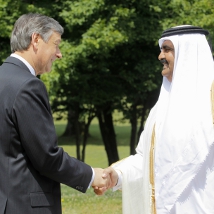 Uradni obisk emirja Katarja (20. julij 2010)