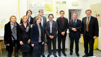 Predsednik republike dr. Danilo Trk je obiskal Center za funkcijsko genomiko in bioipe ter laboratorije podjetja DiaGenomi (foto: Stanko Gruden/STA)
