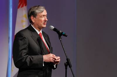 Predsednik republike dr. Danilo Trk se je udeleil sprejema ob predstavitvi projekta Evropske prestolnice kulture Maribor 2012 in partnerskih mest (foto: Stanko Gruden/STA)