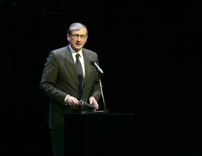Predsednik republike dr. Danilo Trk se je udeleil slovesnosti ob 80. obletnici rotarijstva na Slovenskem (foto: Tina Kosec/STA)