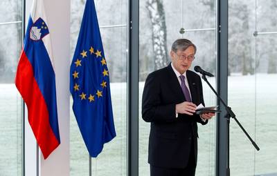Predsednik republike dr. Danilo Trk in soproga Barbara Mikli Trk sta priredila sprejem za predstavnike humanitarnih organizacij (foto: Stanko Gruden/STA)