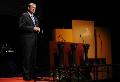 Predsednik republike dr. Danilo Trk se je udeleil prireditve Slovenska gazela 2011 (foto: Neboja Teji)