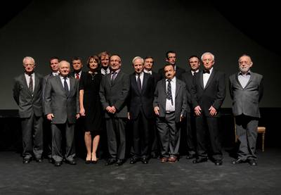 Predsednik republike dr. Danilo Trk se je udeleil slavnostne podelitve Zoisovih nagrad in priznanj, priznanja Ambasador znanosti Republike Slovenije in Puhovega priznanja (foto: Daniel Novakovi/STA)