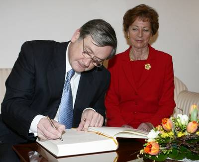 5. 3. 2008, Ljubljana: Predsednik dr. Danilo Türk se je udeležil izredne seje Senata Univerze v Ljubljani (FA BOBO)