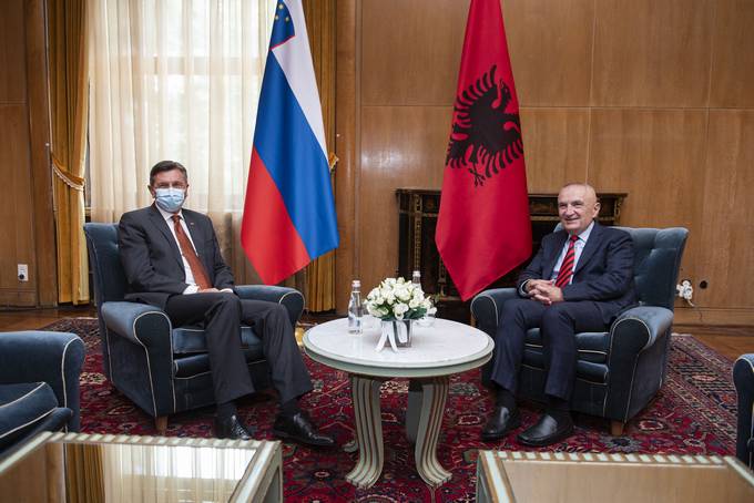 President Pahor in Tirana: “With EU membership, borders between countries become less important and there is no need to change them”