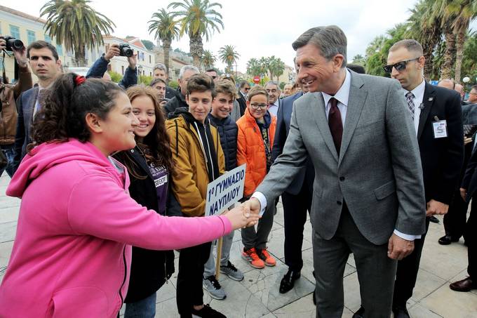 Slovenian President Borut Pahor ends his official visit to the Hellenic Republic in Nafplion in the Peloponnese