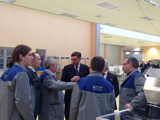 President Pahor inaugurates Hidria technology park and appeals for tolerance