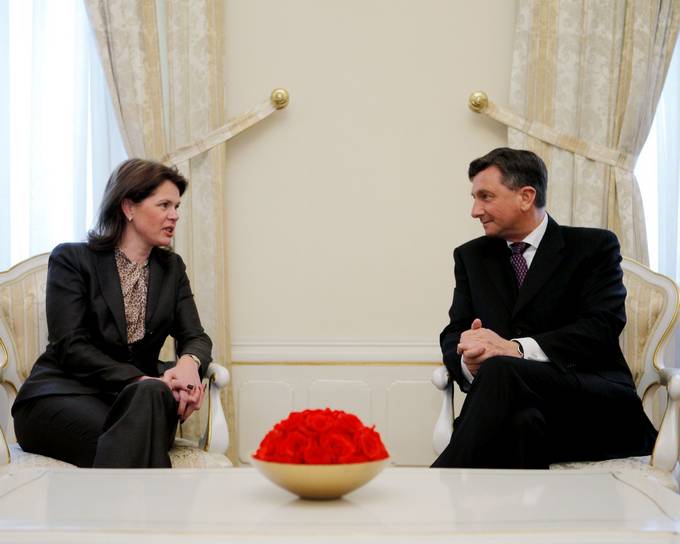 The President of the Republic of Slovenia, Borut Pahor, hosted a reception for the newly elected Government of the Republic of Slovenia.