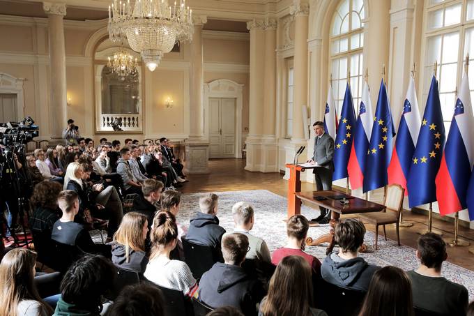 President of the Republic of Slovenia Borut Pahor signs an ordinance calling for the elections of Members of the European Parliament from the Republic of Slovenia