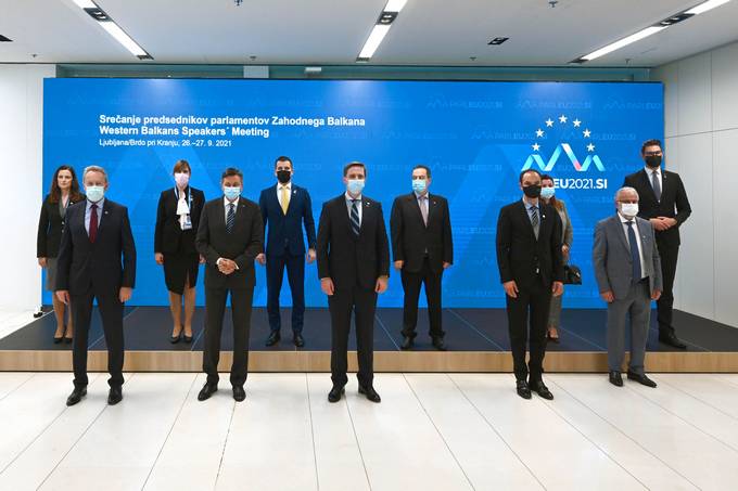 President Pahor at the meeting of parliamentary speakers from the Western Balkans: "The enlargement process to the Western Balkans is increasingly becoming a peace and security issue."