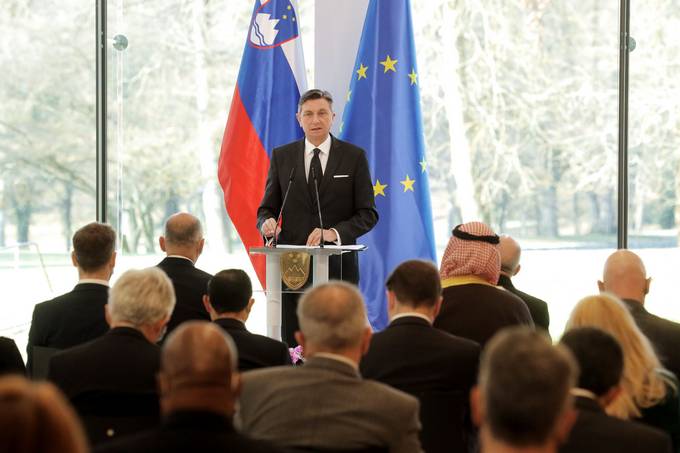 Reception by His Excellency the President of the Republic of Slovenia for the Diplomatic Corps at the start of the New Year