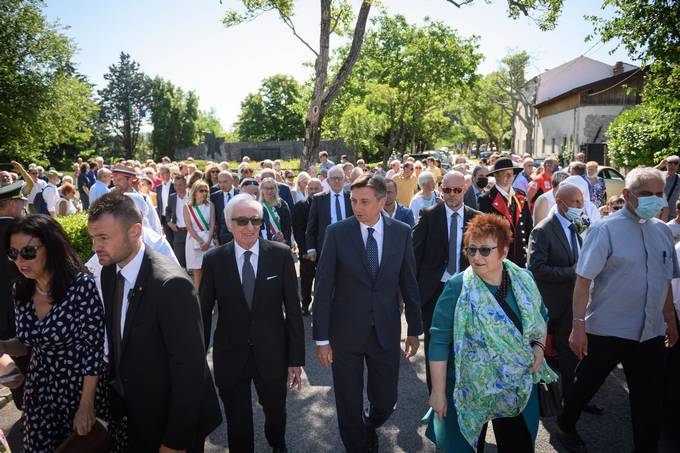 President Pahor in Santa Croce/Kri� near Trieste: "My friend President Mattarella and I have supported your efforts and those of your ancestors for freedom, democracy and coexistence."