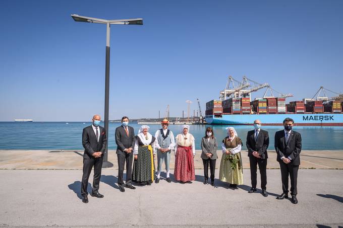 President Pahor and President Sakellaropoulou concluded their official visit in Koper