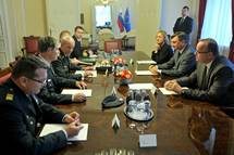 Predsednik republike Borut Pahor je sprejel predsednika Natovega vojakega odbora generala Knuda Bartelsa