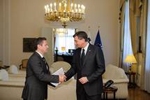 Predsednik republike Borut Pahor se je seznanil z Letnim poroilom raunskega sodia za leto 2014