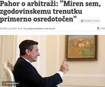 Intervju predsednika Republike Slovenije Boruta Pahorja za sobotno prilogo asnika Veer
