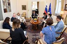 Predsednik Pahor sprejel predstavnike primarnih pediatrov: 