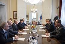 Predsednik Pahor sprejel ruskega generalnega toilca ajko