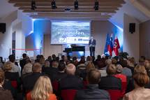 Predsednik Pahor na Muti ob odprtju nove večnamenske dvorane: »Slovenska skupnost, narodna in državljanska, ima veliko prihodnost«