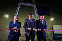 Predsednik republike na otvoritvi novega plinskega bloka Termoelektrarne Brestanica