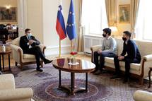 Predsednik republike sprejel predstavnike tudentske organizacije Slovenije