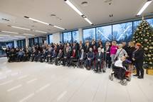 Predsednik republike, predsednica državnega zbora in predsednik vlade priredili tradicionalni sprejem ob mednarodnem dnevu invalidov