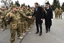 Predsednik republike in vrhovni poveljnik obrambnih sil Borut Pahor obiskal bataljonsko bojno skupino 72. brigade v Vojanici generala Maistra v Mariboru