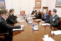 Predsednik Pahor sprejel generalmajorja Michaela Edwardsa, poveljnika Nacionalne garde Kolorada