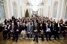 Predsednik republike gostil peti tradicionalni sprejem in pogovor z Drutvom v tujini izobraenih Slovencev (VTIS)