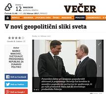Marko Makovec: Slovenija v novi geopolitini sliki sveta