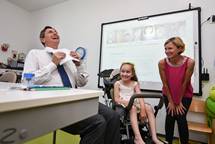 Predsednik republike z otroki na rehabilitaciji delil misli in elje o Sloveniji 