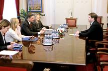 Predsednik Pahor sprejel zagovornika naela enakosti Miho Lobnika